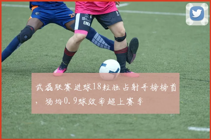 武磊联赛进球18粒独占射手榜榜首,场均0.9球效率超上赛季
